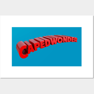 CapedWonder logo 9 Posters and Art